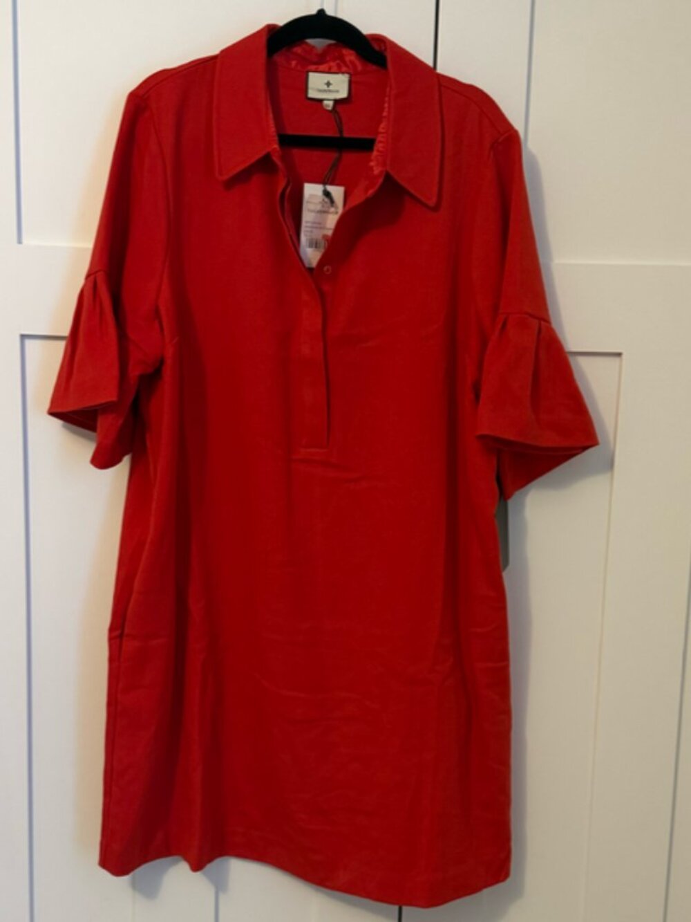 NWT - Tuckernuck Red Crepe Massey Dress